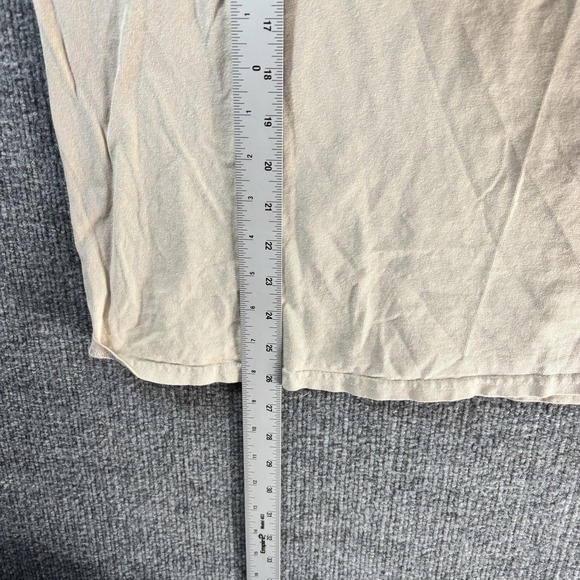 Justin Bieber Purpose Tour Shirt Mens Large Beige All Access World Tour Gildan - Picture 4 of 5